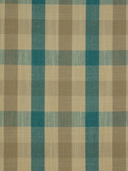 Extra Wide Hudson Small Check Double Pinch Pleat Curtains 100 - 120 Inch Curtain (Color: Celadon Blue)