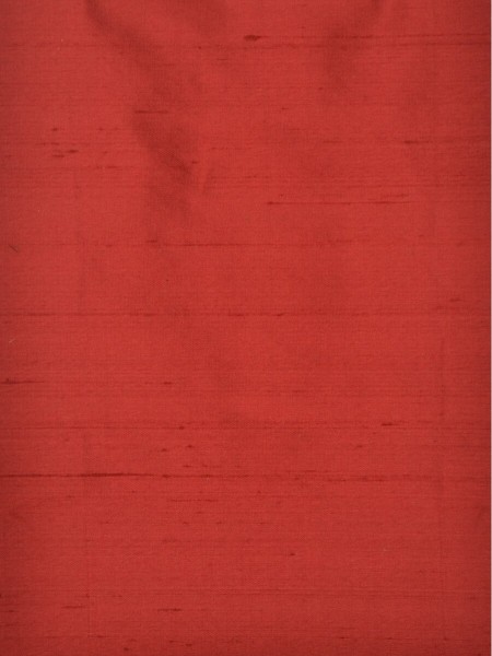 Oasis Solid Red Dupioni Silk Fabric Sample (Color: Crimson)