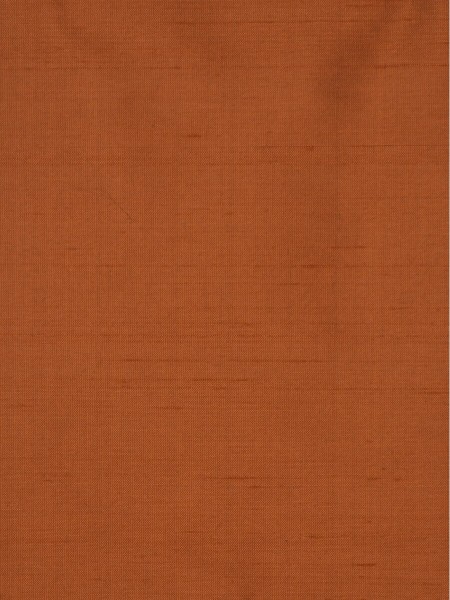 Oasis Solid Orange Dupioni Silk Custom Made Curtains (Color: Burnt orange)