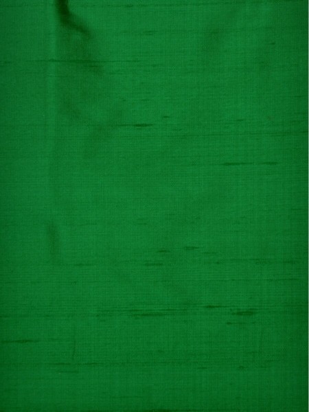 Oasis Crisp Plain Back Tab Dupioni Silk Curtains (Color: Dark spring green)
