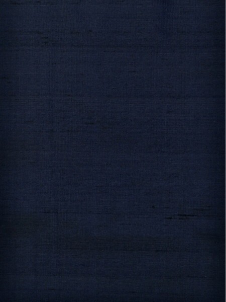 Oasis Solid Blue Grommet Dupioni Silk Ready Made Curtain (Color: Oxford blue) (Out of Stock)