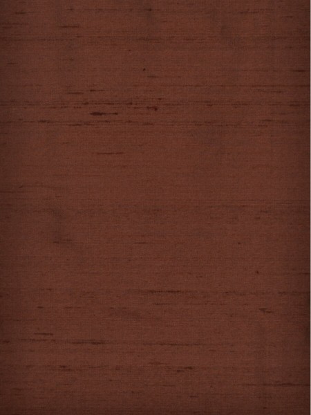 Oasis Solid Brown Dupioni Silk Fabric Sample