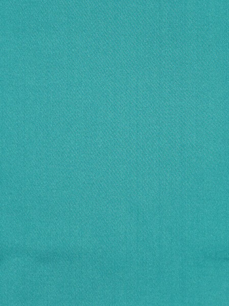 Waterfall Solid Blue Faux Silk Fabrics (Color: Medium turquoise)