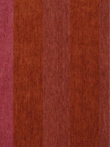 Petrel Vertical Stripe Chenille Fabric Sample (Color: Brilliant rose)