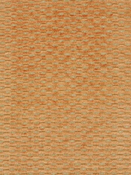 Coral Spots Yarn-dyed Chenille Fabric Sample (Color: Peach orange)