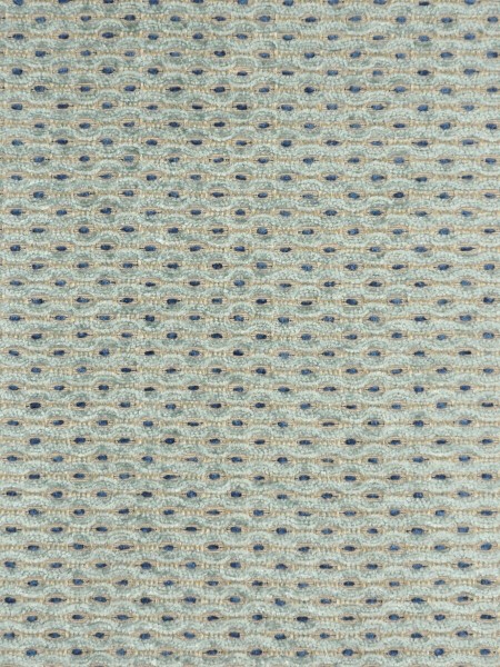 Coral Stylish Spots Chenille Fabric Sample (Color: Light blue)