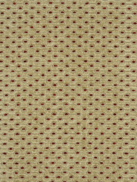 Coral Regular Spots Chenille Fabric Sample (Color: Blond)