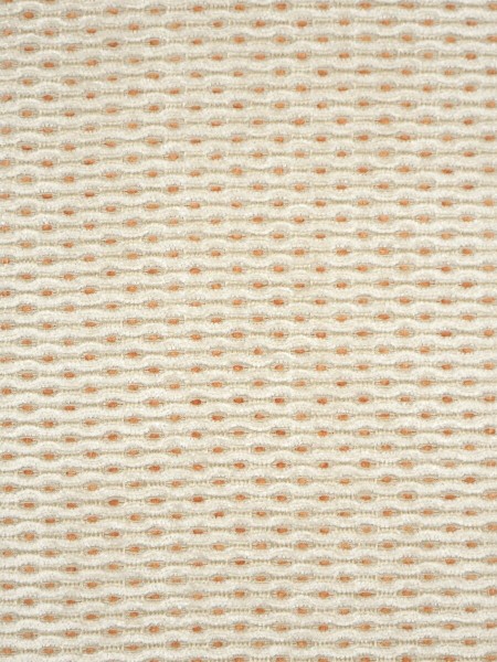 Coral Elegant Chenille Fabric Sample (Color: Peach orange)