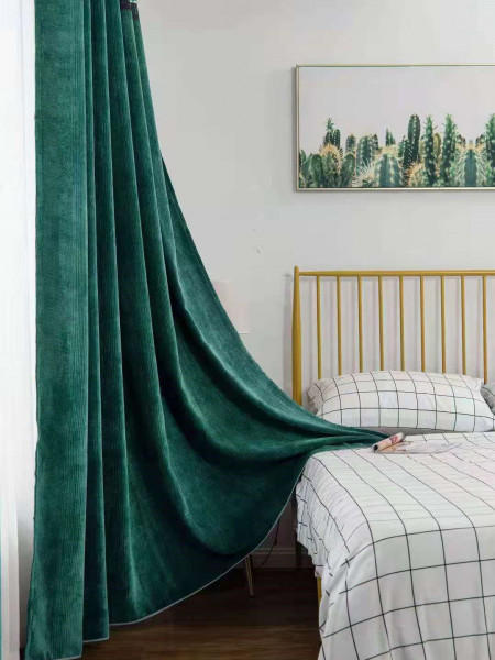 QYFL1421F Wrangell Jacquard Velvet Custom Made Curtains For Living Room
