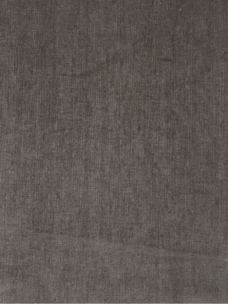 Eos Gray and Black Solid Linen Fabrics Per Yard (Color: Quartz)