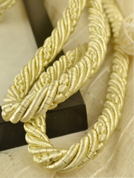 3 Colors QYM12 Faux Silk and Acrylic Curtain Tassel Tiebacks - Pair