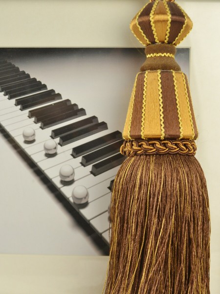 9 Colors QYM32 Polyester Curtain Tassel Tiebacks - Pair
