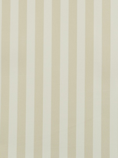 Modern Narrow Striped Cotton Blend Blackout Grommet Ready Made Curtain (Color: Blanched Almond)