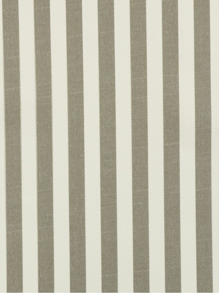 Modern Narrow Striped Cotton Blend Blackout Grommet Ready Made Curtain (Color: Grullo)