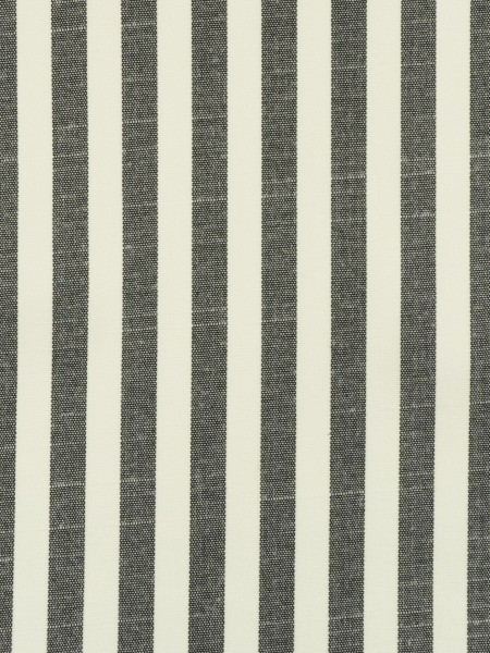 Modern Narrow Striped Blackout Cotton Blend Custom Made Curtains (Color: Davys Grey)