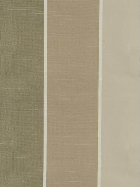 Modern Wide Striped Cotton Blend Blackout Grommet Ready Made Curtain (Color: Apricot)