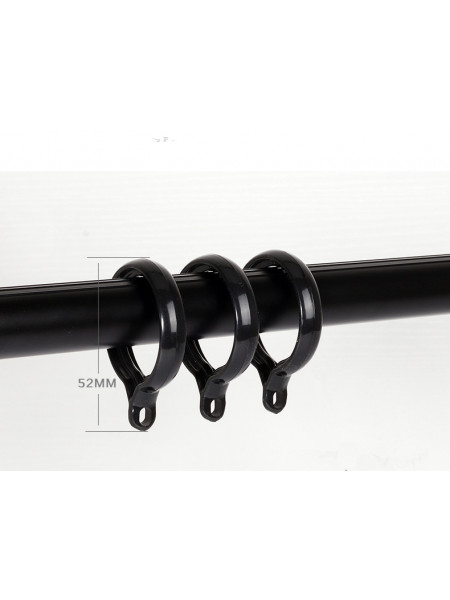 QYR01 1-1/8" Diameter Acropolis Aluminum Alloy Single/Double Curtain Rod Set