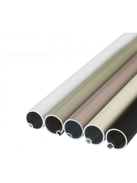 QYR17 1-3/16" Diameter Zeil  Aluminum Alloy Single Double Curtain rod set