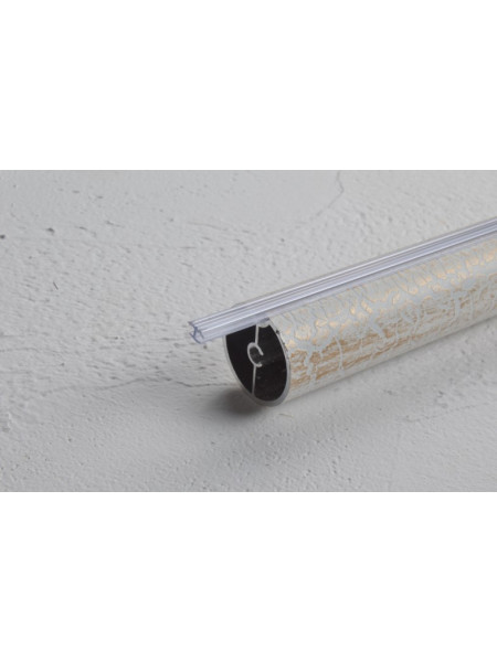 QYRY40 1-1/4"  Aluminum Alloy Thick White Blue Gold Curtain Rod Sets