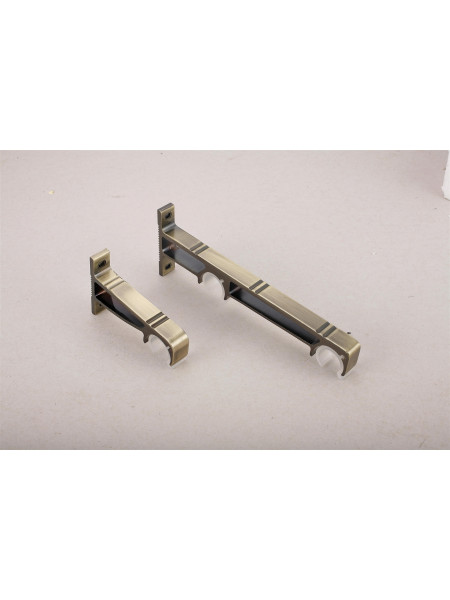 QYR62 1-1/8" Coree 28mm Diameter Steel Curtain Rod Set With Ball Finial