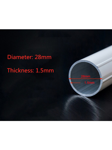 QYR67 1-1/8" Ivory Black Bronze Ball Finial Aluminum Alloy Single Double Curtain rod set