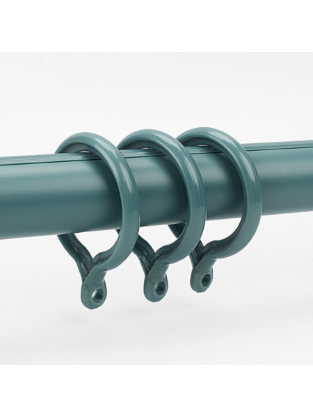 QYR74 Baylor 1-1/8" Column Finial Aluminum alloy Single/Double Curtain rod sets For Window Against Wall