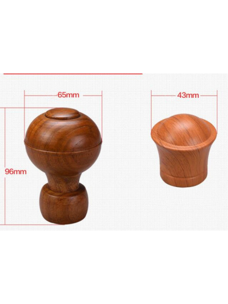 QYR85 1-1/8" Diameter Wood Grain Super Thick Aluminum Alloy Single Double Curtain rod sets