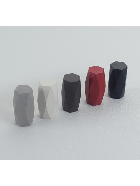 QYR86 1-1/8" New Arrival Luxury White Black Red Aluminum Alloy Matte Curtain rod sets
