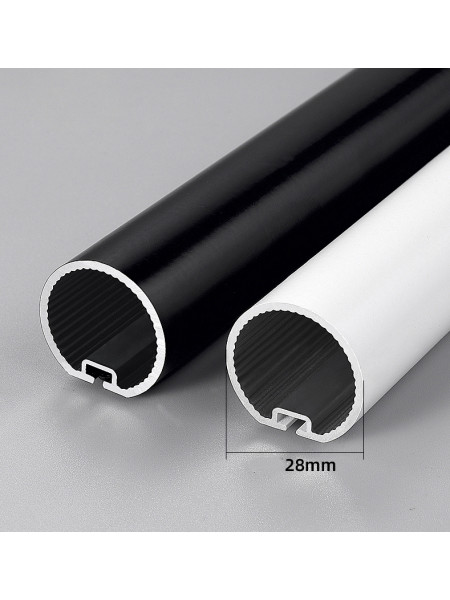 QYR92 1-1/8" New Style Crystal Ball Finial Aluminum Alloy Single Double Curtain rod sets