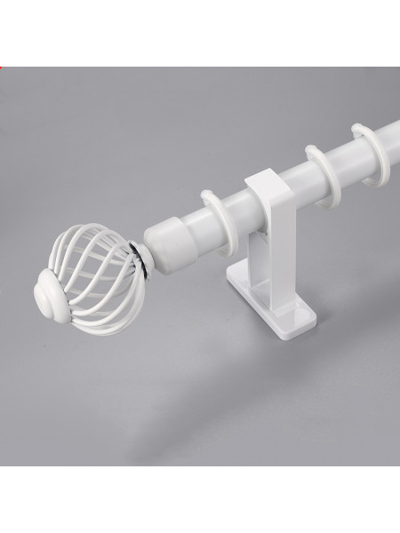 QYR92 1-1/8" New Style Crystal Ball Finial Aluminum Alloy Single Double Curtain rod sets