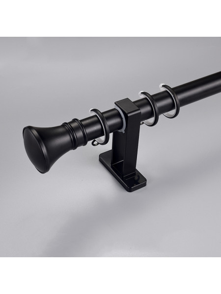 QYR92 1-1/8" New Style Crystal Ball Finial Aluminum Alloy Single Double Curtain rod sets
