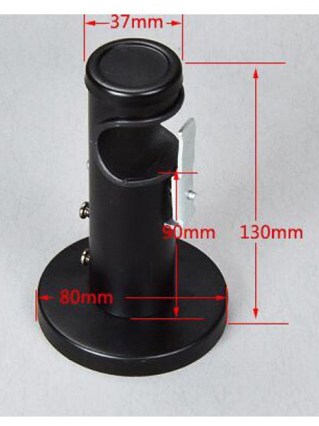 1 1 8 Quot Ball Cone Finial Metal Single Curtain Rod Set