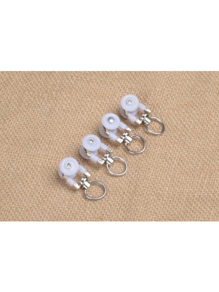 Qyry07 1 1 8 Quot Black Metal Curtain Rod Set With Metal Rollers