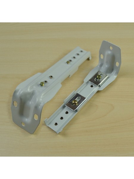 Eliott A22 Ivory Heavy-duty Custom Swish Double Curtain Track Ceiling & Wall Mount Double Wall Bracket