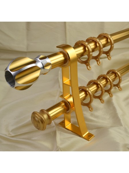 Qyt2521 1 1 8 Quot Diameter Custom Double Curtain Rods Metal