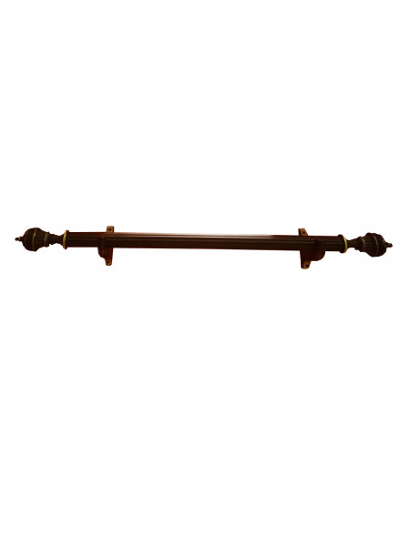 QYT64 Two Inches Wooden Poles Black Walnut Brackets And Tower Finials