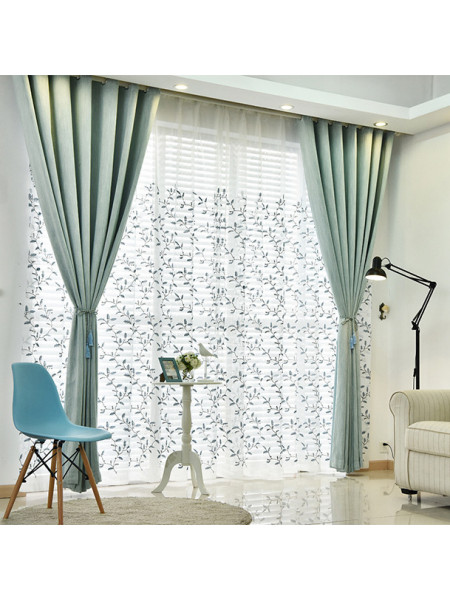  QYX2209A Illawarra On Sales Slub Cotton Custom Made Curtains