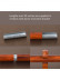 QYR84 1-1/8" Diameter Cone Wood Finial Aluminum Alloy Wood Grain Single Double Curtain rod sets