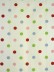 Alamere Kids House Polka Dot Printed Back Tab Cotton Curtain (Color: Red)