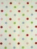 Alamere Kids House Polka Dot Printed Cotton Fabrics Per Yard (Color: Red)