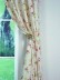 Alamere Colorful Floral Printed Back Tab Cotton Curtain Tassel Tiebacks