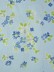 Alamere Colorful Floral Printed Tab Top Cotton Curtain (Color: Blue Lagoon)