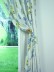 Alamere Birdhouses Printed Tab Top Cotton Curtain Tassel Tiebacks