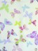 Alamere Butterflies Printed Back Tab Cotton Curtain (Color: Lavender Rose)