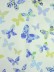 Alamere Butterflies Printed Back Tab Cotton Curtain (Color: Baby Blue Eyes)
