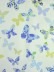 Alamere Butterflies Printed Double Pinch Pleat Cotton Curtain (Color: Baby Blue Eyes)