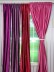 63 Inch 96 Inch Whitney Pink Red and Purple Blackout Grommet Velvet Curtains