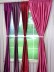 120 Inch Extra Wide Whitney Pink Red and Purple Blackout Grommet Velvet Curtains