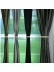 120 Inch Extra Wide Whitney Gray and Black Blackout Grommet Velvet Curtains