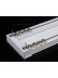 CHR03 Ceiling/Wall Mounted Double Curtain Tracks(Color: Ivory)